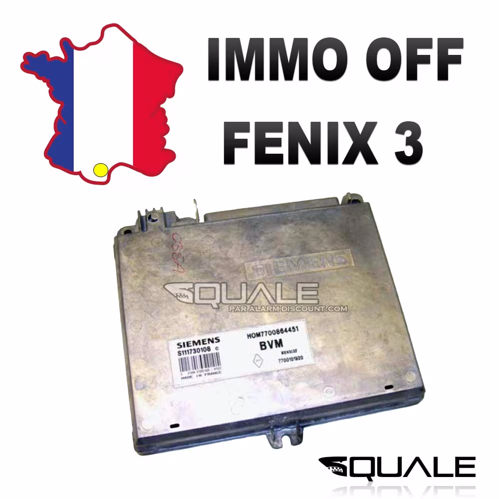 Servizio di rimozione dell'immobilizzatore su centralina FENIX 3.