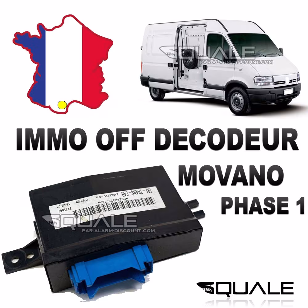 Disattivazione dell'immobilizzatore sul decoder Movano ph 1.