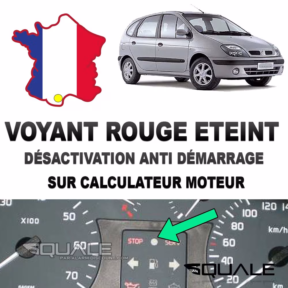 Disattivazione dell'antifurto sul computer di bordo della RENAULT MEGANE 1 FASE 2.