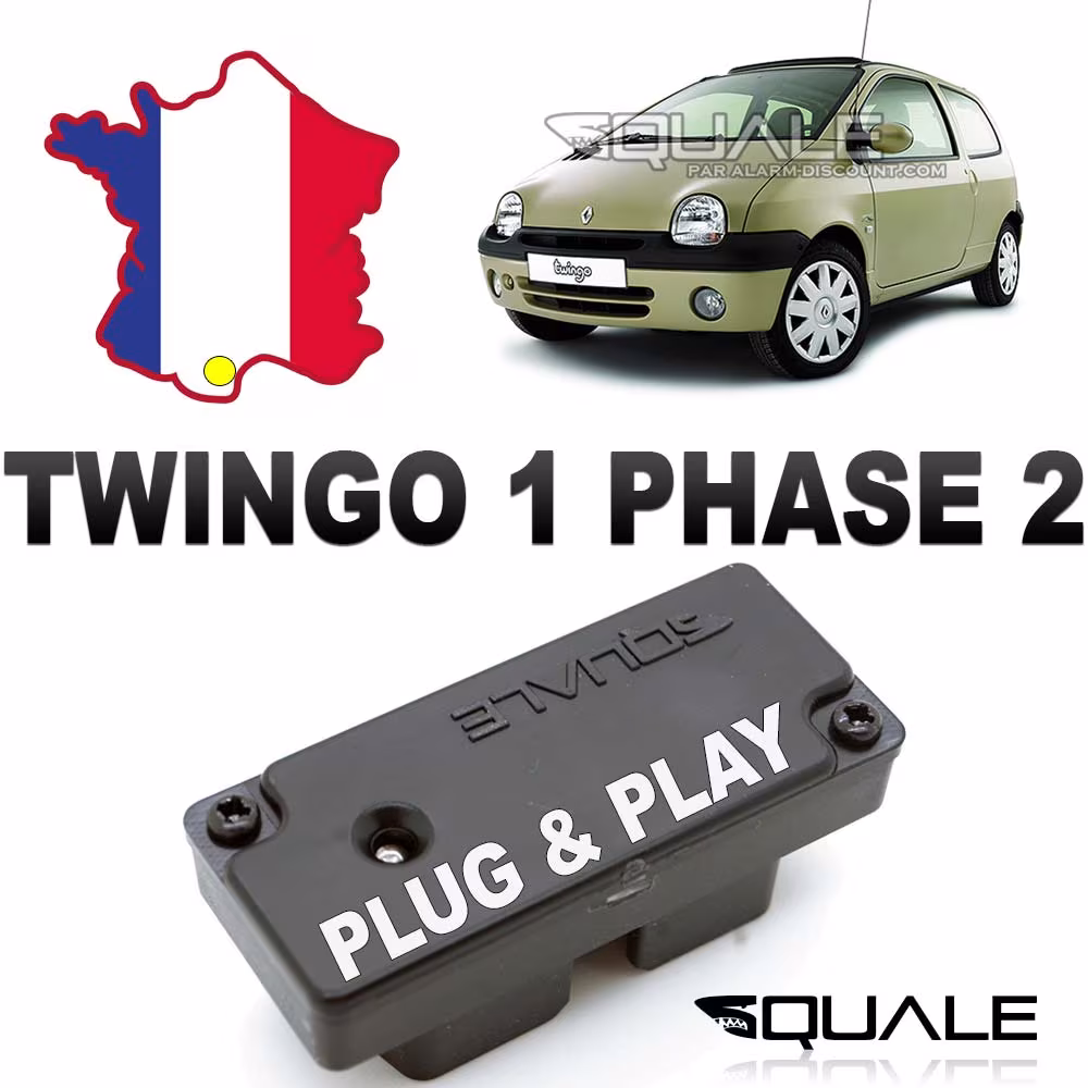 Chiave di disattivazione dell'antifurto RENAULT TWINGO 1 fase 2 dal 1999 al 2001.