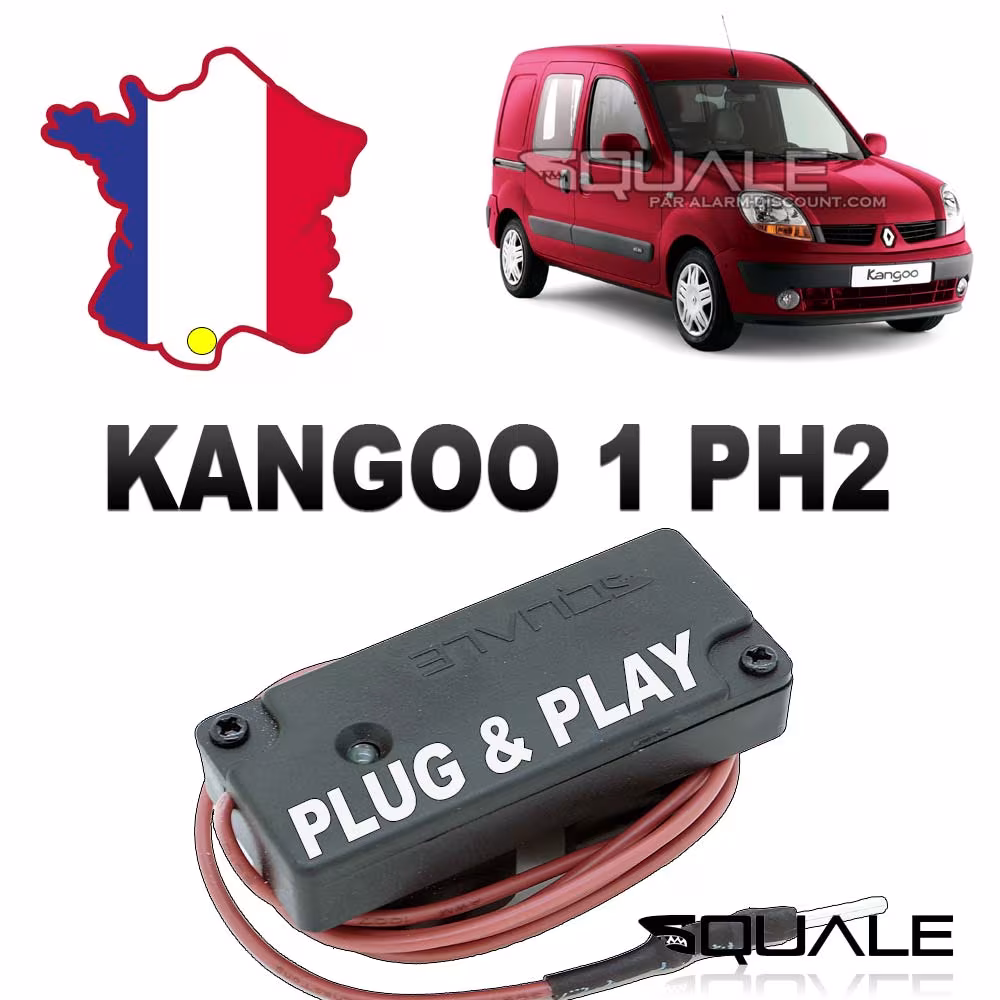 Chiave di disattivazione dell'antifurto RENAULT KANGOO 1 fase 2 a partire dal 2002.