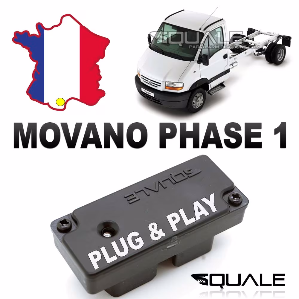 Chiave di disattivazione dell'antifurto OPEL MOVANO Fase 1 dal 1997 al 2003.